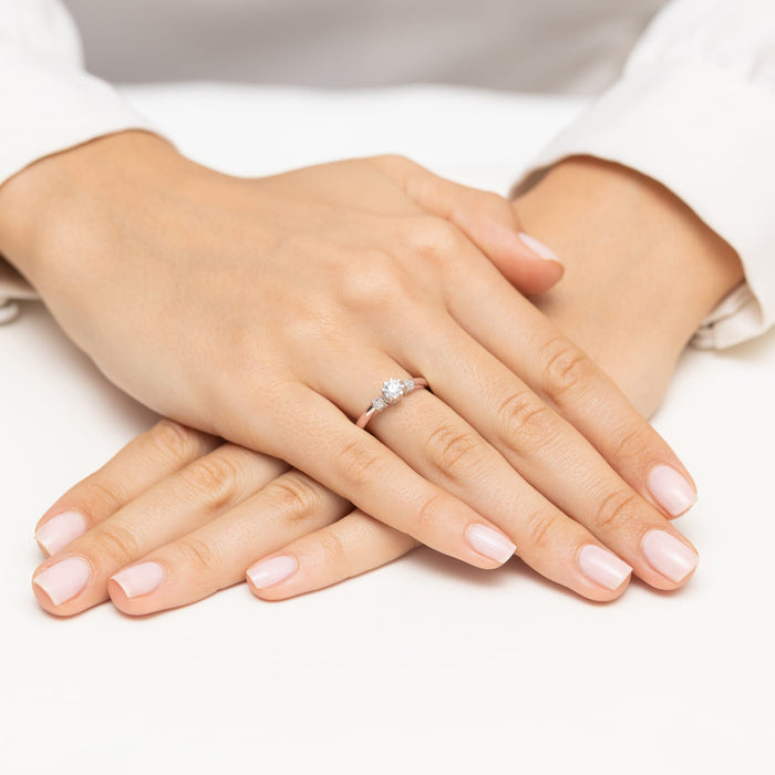 Inel Aur 14K W0667 Diamante 0.25ct