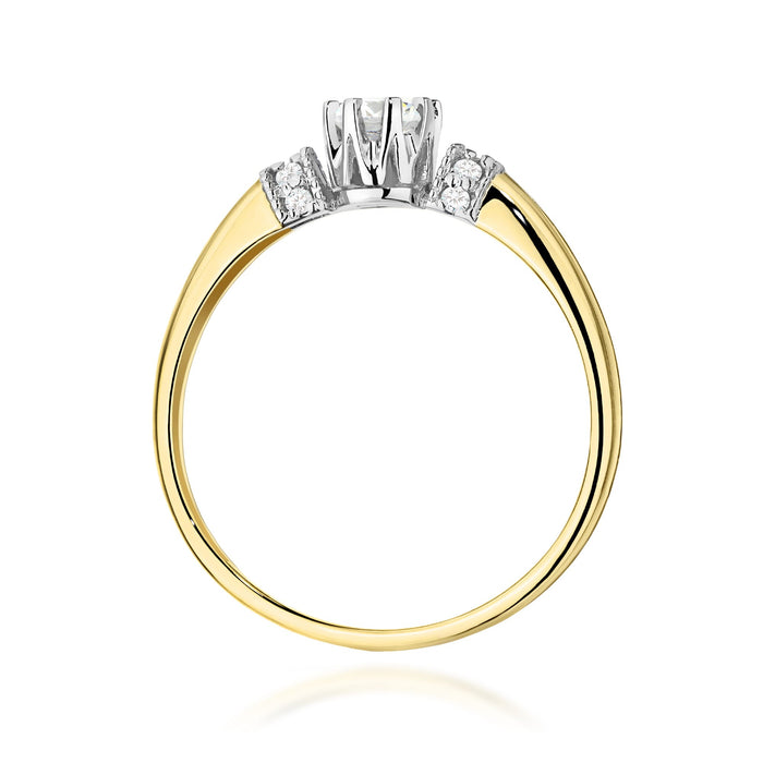 Inel Aur 14K W0667 Diamante 0.25ct