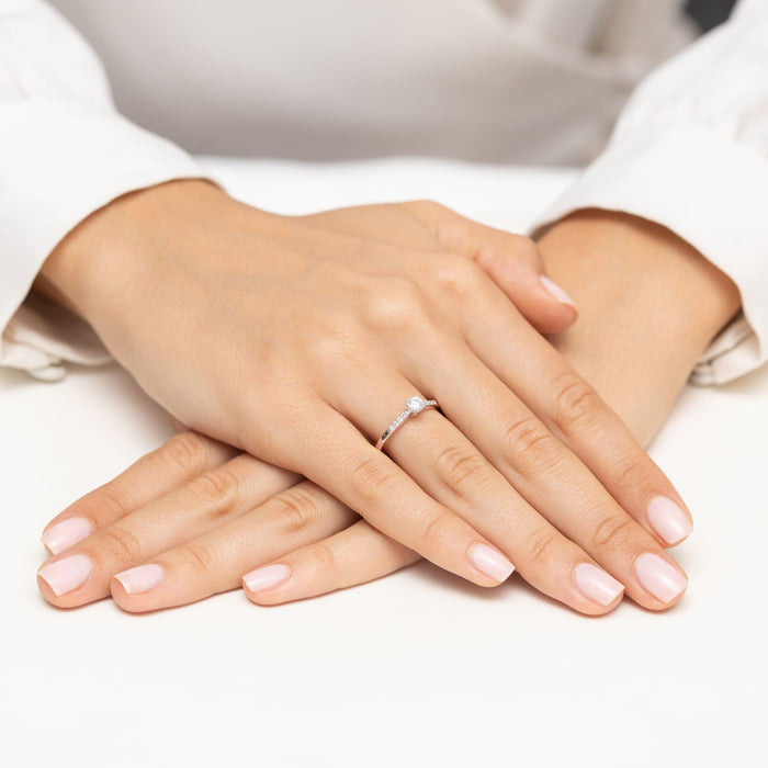 Inel Aur 14K W0668 Diamante 0.25ct