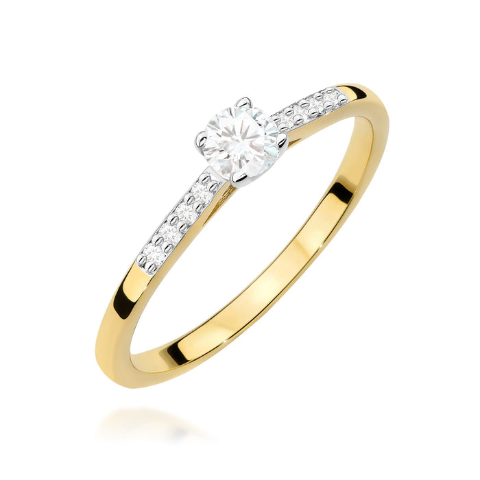 Inel Aur 14K W0668 Diamante 0.25ct
