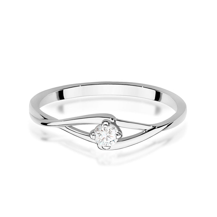 Inel Aur 14K W0669 Diamant 0.10ct
