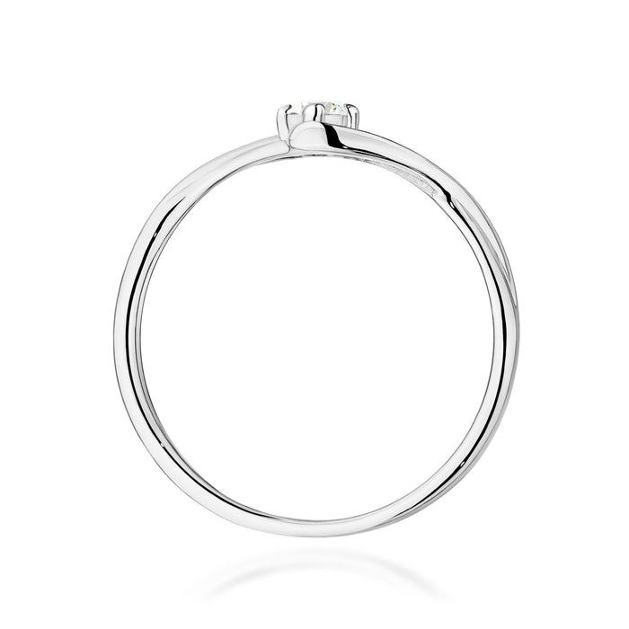 Inel Aur 14K W0669 Diamant 0.10ct