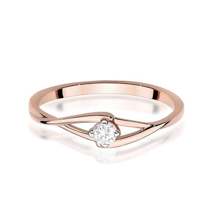 Inel Aur 14K W0669 Diamant 0.10ct