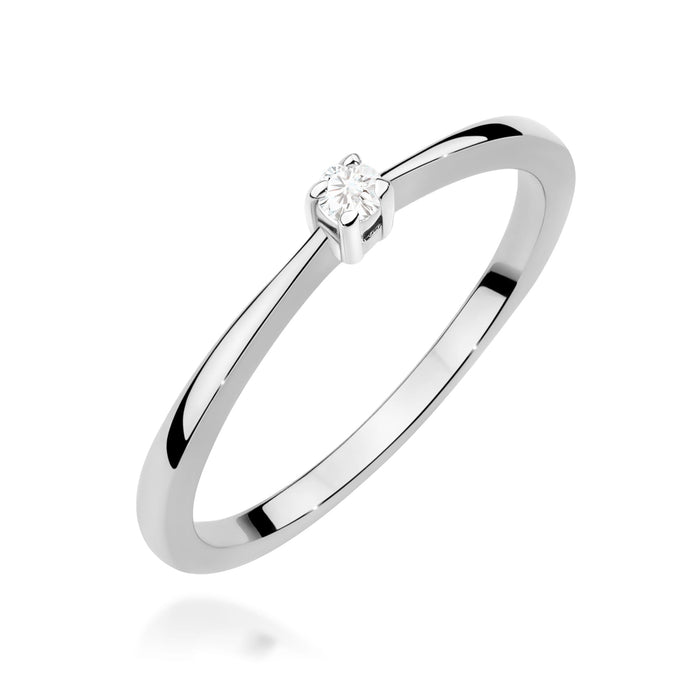 Inel Aur 14K W0670 Diamant 0.05ct