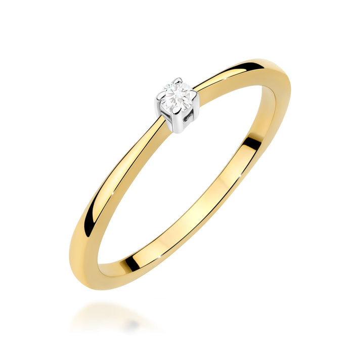 Inel Aur 14K W0670 Diamant 0.05ct