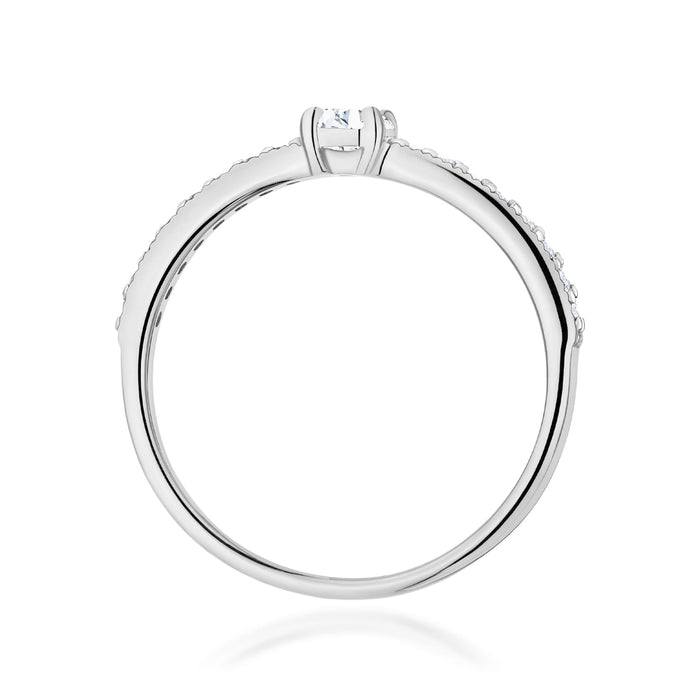 Inel Aur 14K W0671 Diamante 0.25ct