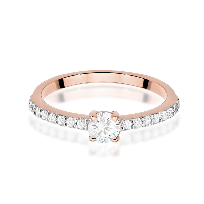 Inel Aur 14K W0671 Diamante 0.25ct