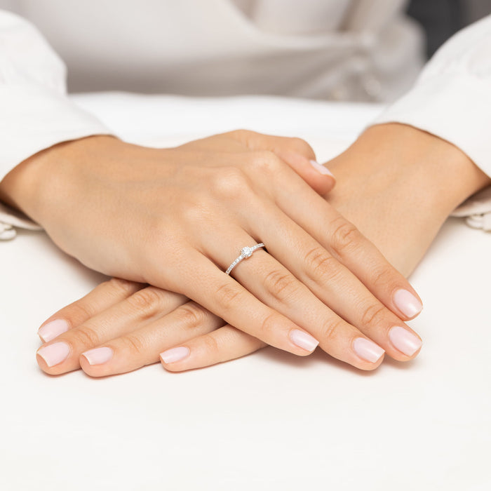 Inel Aur 14K W0671 Diamante 0.25ct