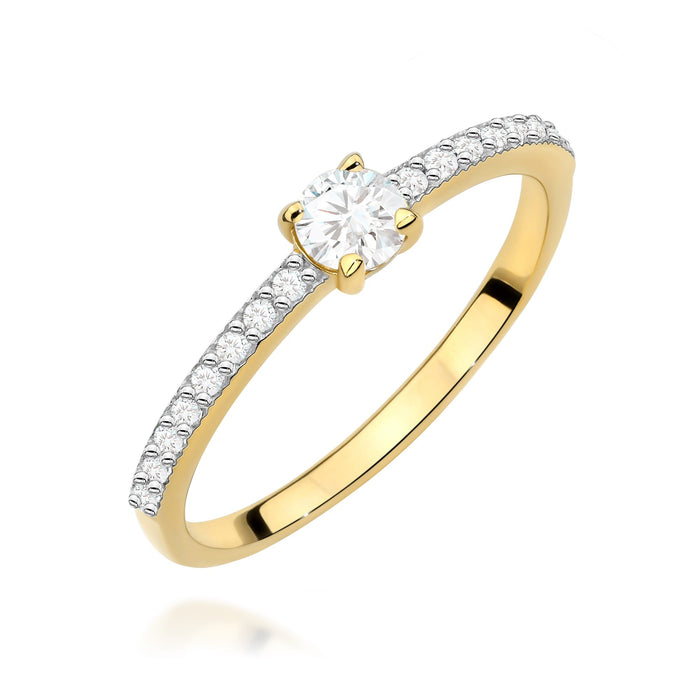 Inel Aur 14K W0671 Diamante 0.25ct