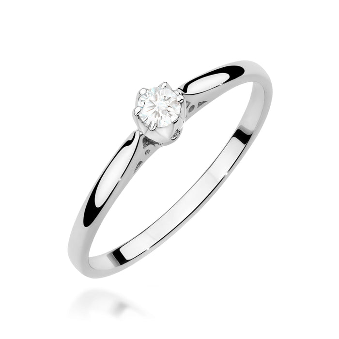 Inel Aur 14K W0672 Diamant 0.10ct