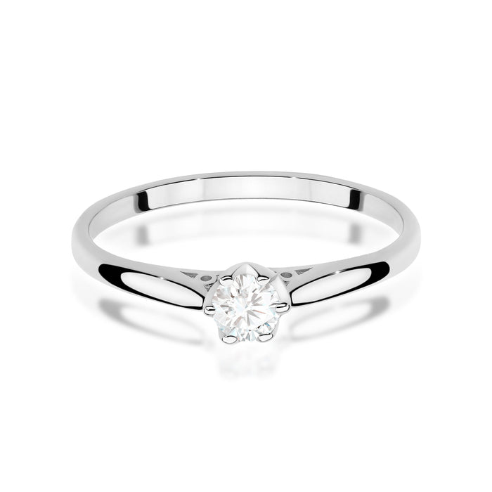 Inel Aur 14K W0672 Diamant 0.18ct