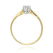 Inel Aur 14K W0672 Diamant 0.18ct