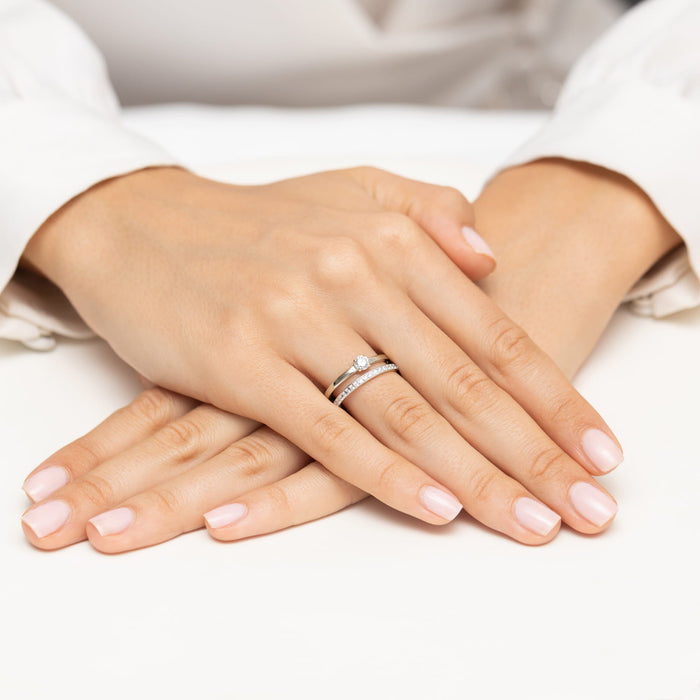 Inel Aur 14K W0674 Diamante 0.24ct