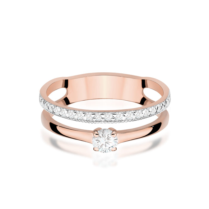 Inel Aur 14K W0674 Diamante 0.24ct