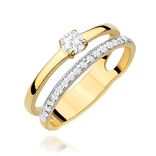 Inel Aur 14K W0674 Diamante 0.24ct