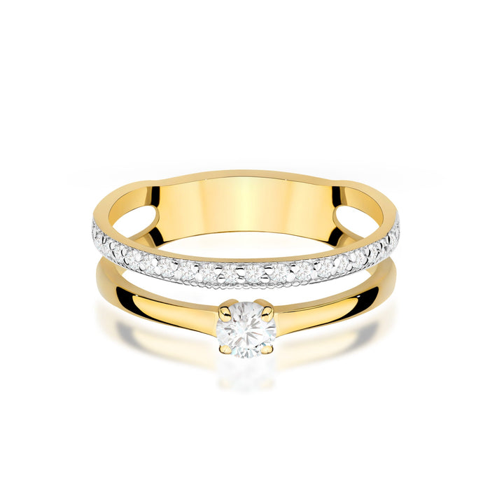 Inel Aur 14K W0674 Diamante 0.24ct