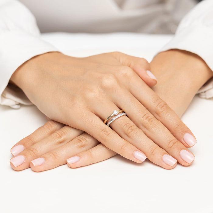 Inel Aur 14K W0674 Diamante 0.24ct