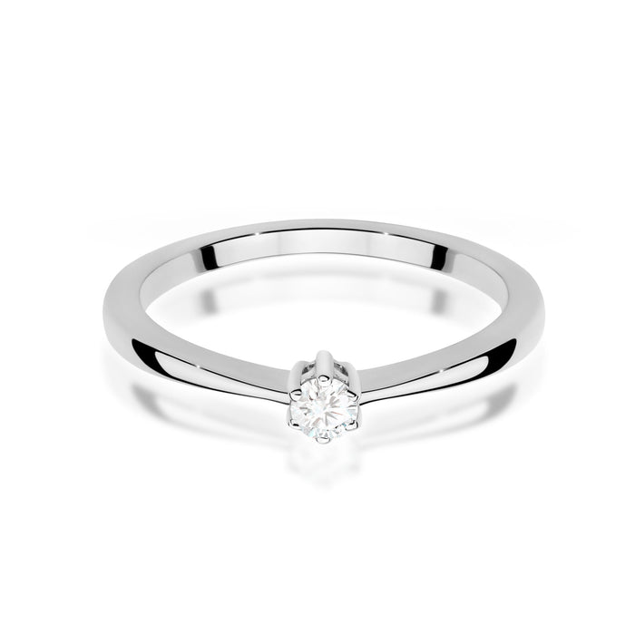 Inel Aur 14K W0675 Diamant 0.10ct