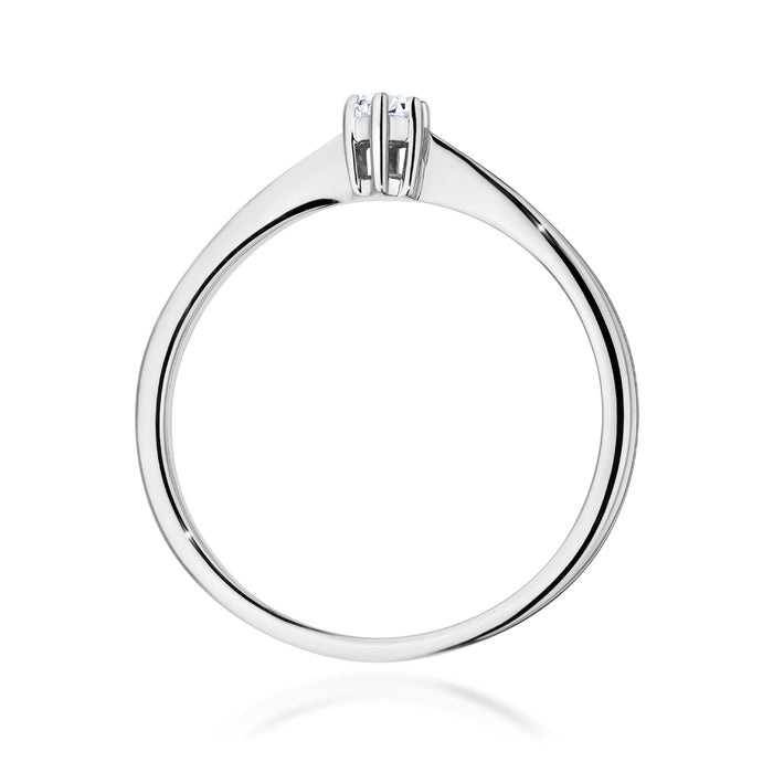 Inel Aur 14K W0675 Diamant 0.10ct