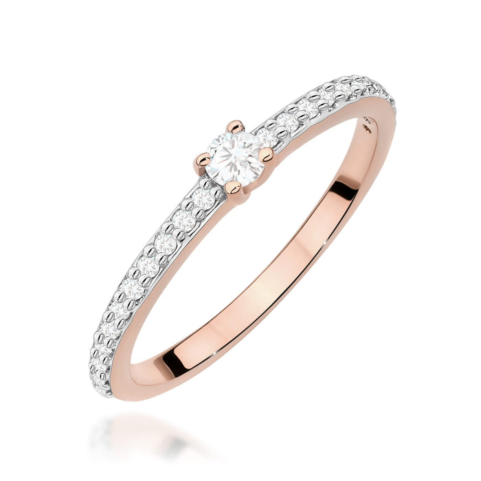 Inel Aur 14K W0676 Diamante 0.19ct