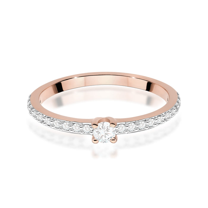 Inel Aur 14K W0676 Diamante 0.19ct