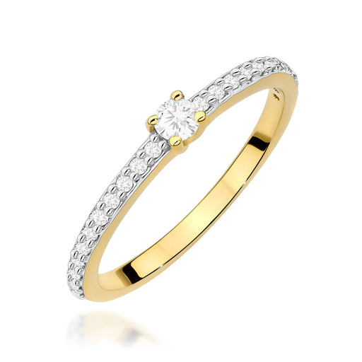Inel Aur 14K W0676 Diamante 0.19ct