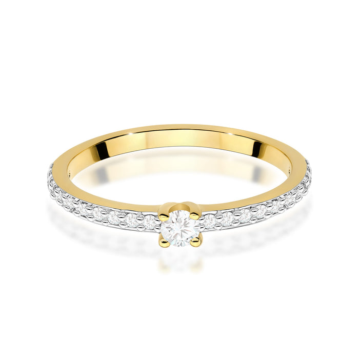 Inel Aur 14K W0676 Diamante 0.19ct