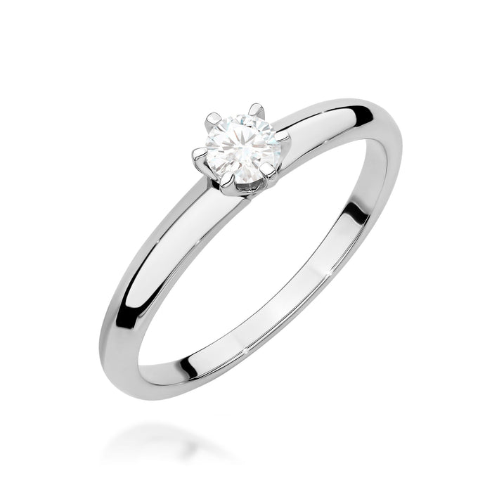 Inel Aur 14K W0679 Diamant 0.25ct