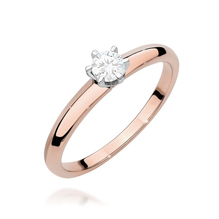 Inel Aur 14K W0679 Diamant 0.25ct