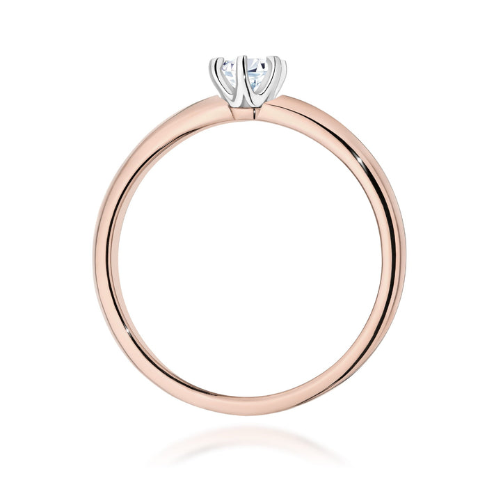 Inel Aur 14K W0679 Diamant 0.25ct