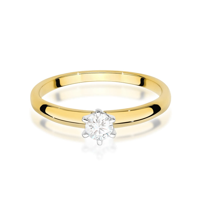 Inel Aur 14K W0679 Diamant 0.25ct