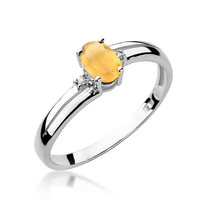 Inel Aur 14K W068 Citrin 0.60ct