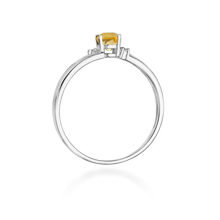 Inel Aur 14K W068 Citrin 0.60ct