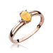 Inel Aur 14K W068 Citrin 0.60ct
