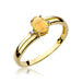 Inel Aur 14K W068 Citrin 0.60ct