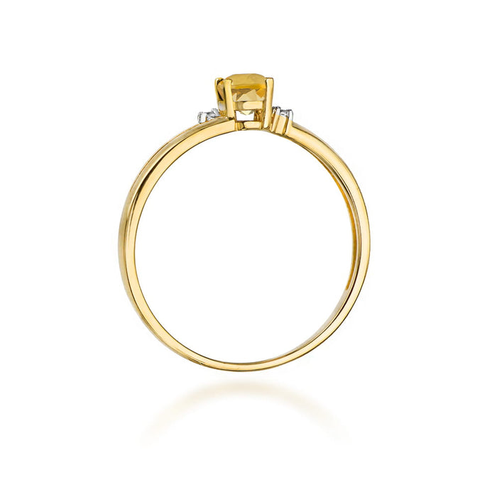 Inel Aur 14K W068 Citrin 0.60ct