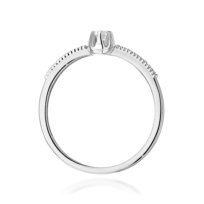 Inel Aur 14K W0680 Diamante 0.08ct