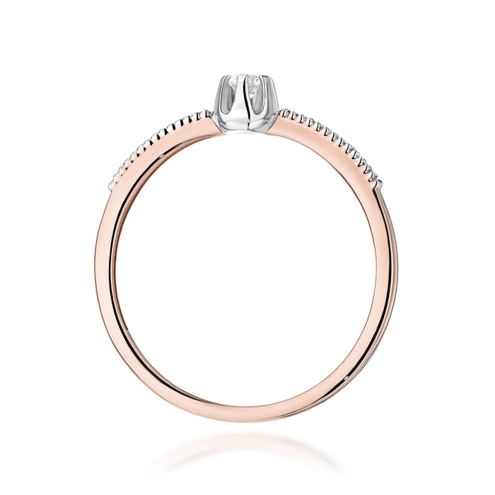 Inel Aur 14K W0680 Diamante 0.08ct