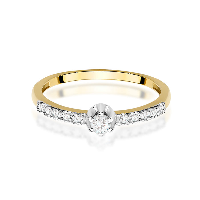 Inel Aur 14K W0680 Diamante 0.08ct