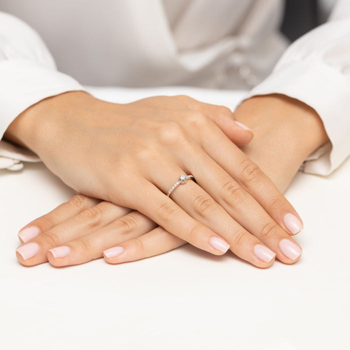 Inel Aur 14K W0680 Diamante 0.08ct