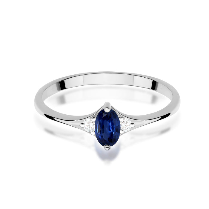 Inel Aur 14K W0681 Safir 0.30ct