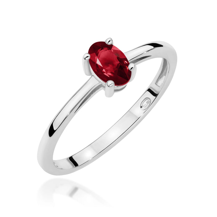 Inel Aur 14K W0685 Granat 0,50ct