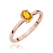 Inel Aur 14K W0685 Citrin 0,60ct
