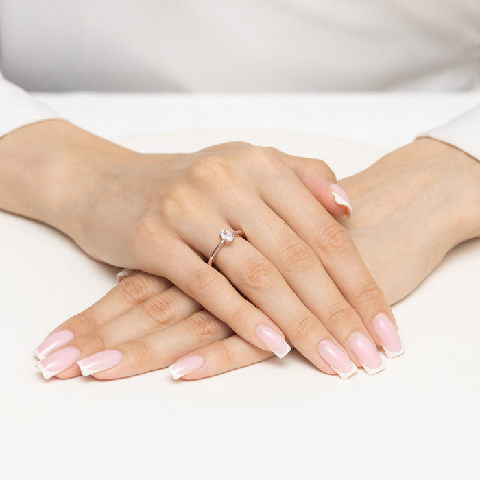 Inel Aur 14K W0685 Diamant 0,40ct