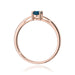 Inel Aur 14K W0685 Topaz London Blue 0,50ct