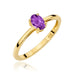 Inel Aur 14K W0685 Ametist 0,40ct