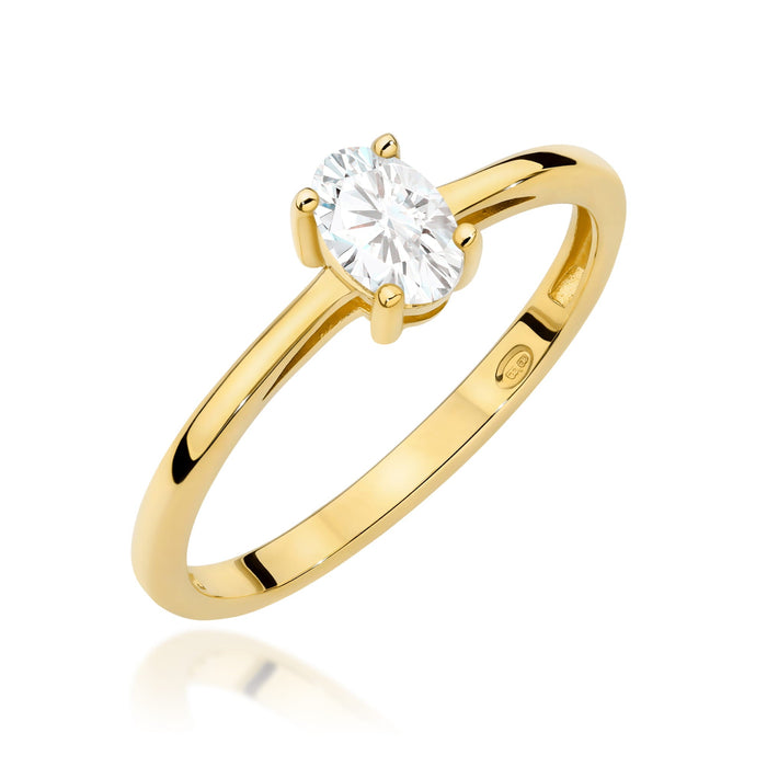 Inel Aur 14K W0685 Diamant 0,40ct