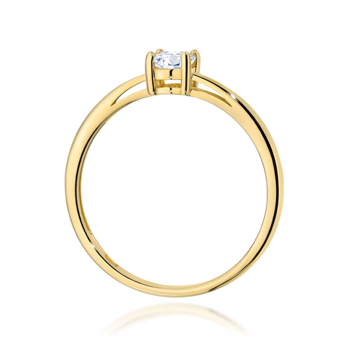 Inel Aur 14K W0685 Diamant 0,40ct