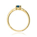 Inel Aur 14K W0685 Topaz London Blue 0,50ct