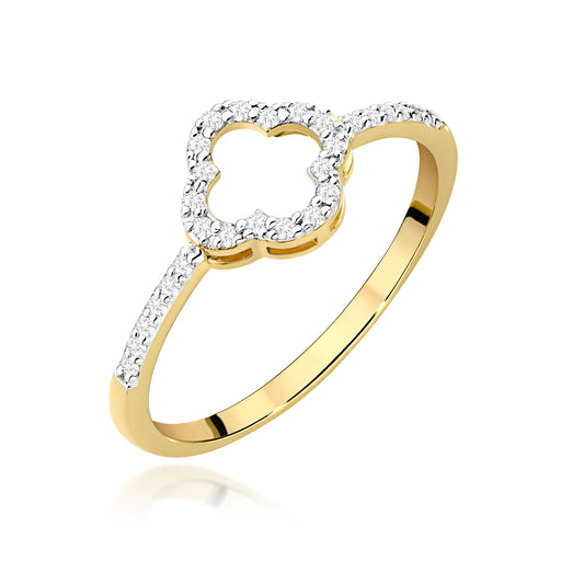 Inel Aur 14K W0686 Diamante 0,14ct